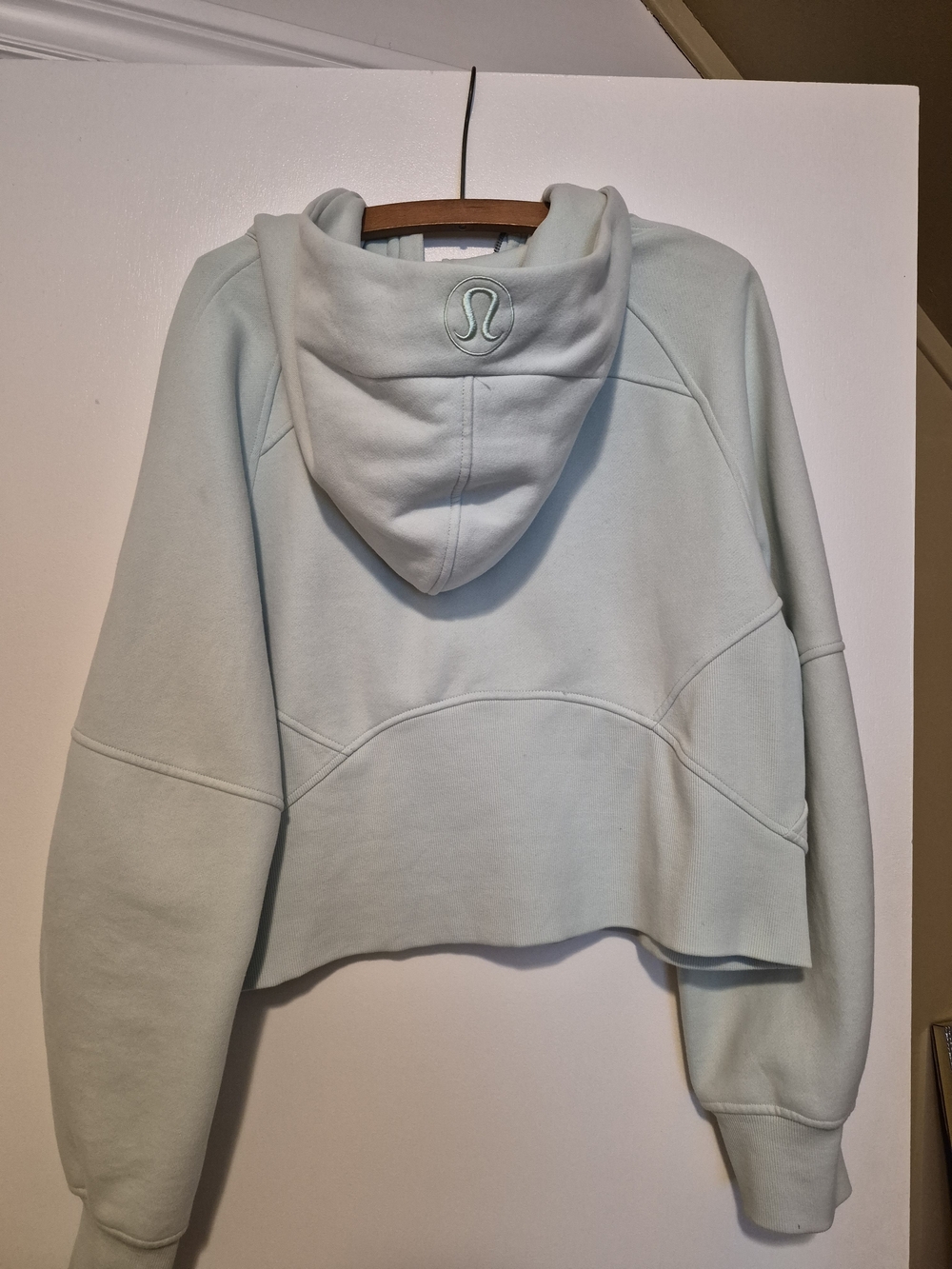lululemon athletica Cropped Hoodie in Light Green